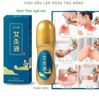 Dung dịch ngải cứu thảo dược dạng lăn.Gel ngải cứu dán giảm đau xương khớp