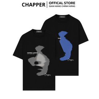  Áo thun nam nữ CHAPPER cổ tròn in họa tiết mặt người vải cotton 280gsm thoáng mát - APCP022 Menswear 