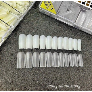 Túi100 móng up lẻ size hsm phom vuông nhám đục
