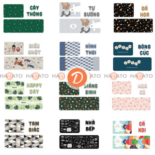 [XẢ HÀNG] THẢM bếp THẢM phòng ngủ chùi chân, lau chân chống trượt hoa văn trẻ trung dễ thương HADATO - TẤM LẺ - TB 2