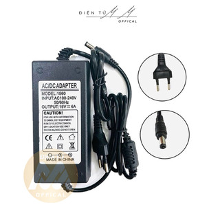 Nguồn adapter 15V 6A loa kéo, hàng tốt