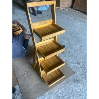 Kệ xếp 4 tầng gỗ trưng bày cao d43r50c120cm