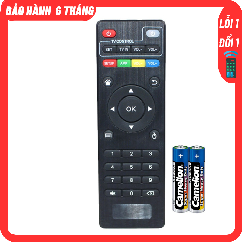 Điều khiển đầu thu Android Tivi Box kèm Pin - Remote đầu thu TIVI BOX.