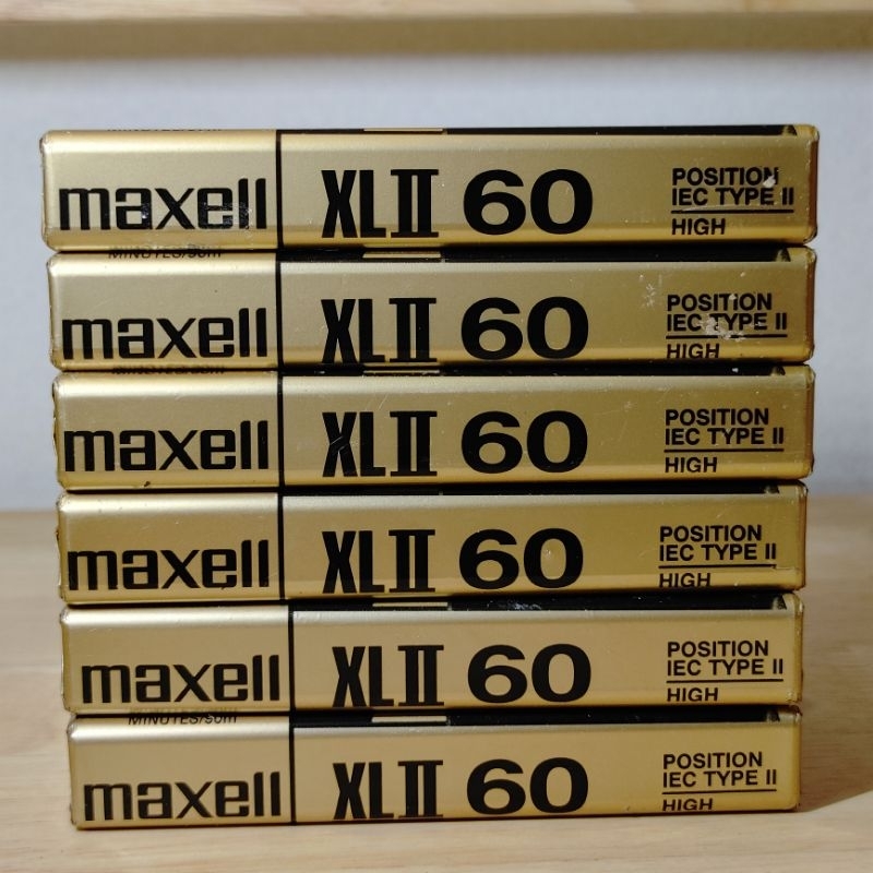 BĂNG CASSETTE MAXELL TAPE 2 CAO CẤP ÔNG GIÀ NGỒI GHẾ  MỚI 100%