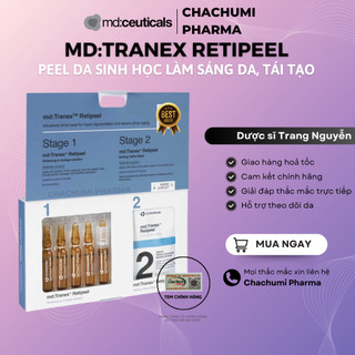 Peel Da Sinh Học md:ceuticals Tranex Retipeel Làm Sáng Da, Tái Tạo Chống Lão Hóa (1 ống 1 mask)