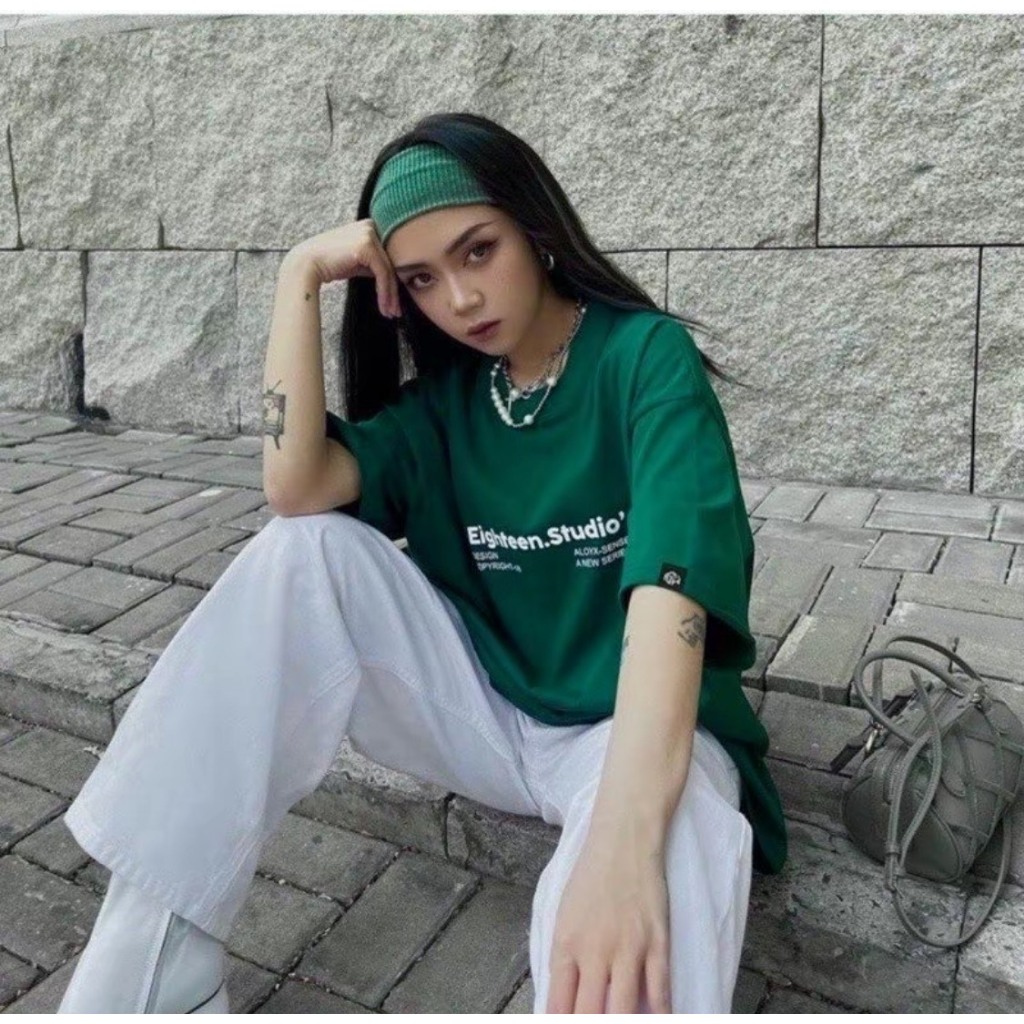 Áo thun 18 EIGHTEEN STUDIO Áo Phông Nam Nữ Unisex Form Rộng Tay Lỡ Minh Long Fashion Tốp Cổ Tròn