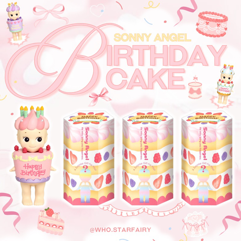 [ Mô Hình ] Sonny Angel Birthday Cake