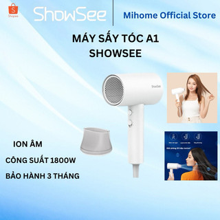 Máy sấy tóc bổ sung ion âm showsee a1 -w -công suất 1800w / cao cấp chống xù rối khô tóc