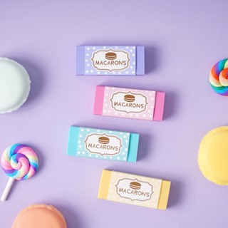 Gôm tẩy bút chì classmate, cục tẩy chì nano in hình macarons chất liệu an toàn, tẩy sạch, ít vụn cl-er605