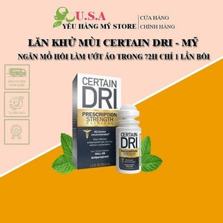 Lăn Nách Ngăn Mồ Hôi Nách 72h- Certain Dri Mỹ