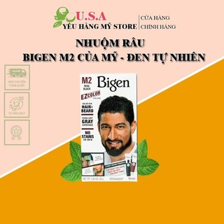 Nhuộm râu tóc Bigen M1, M 2-Jet Black - Màu Đen