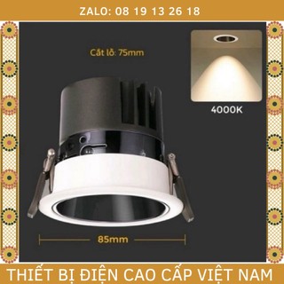  Đèn âm trần Spotlight giá rẻ, chống chói lóa, chip COB, chiếu sâu, chỉnh góc, chiếu rọi, chiếu điểm, b/h 2 năm
