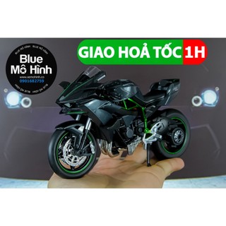 Mô hình xe Moto Kawasaki Ninja H2R sáng đèn tỷ lệ 1:12