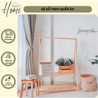 [ HÀNG SẴN ] Kệ Treo Quần Áo Chữ A 2 Tầng