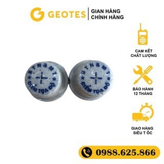 Mốc sứ trắc địa tròn dùng xây mốc toạ độ 5cm