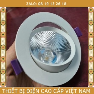  Đèn rọi âm trần Spotlight Chỉnh Góc giá rẻ, chiếu rọi, xoay góc chiếu điểm, bảo hành 2 năm