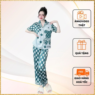 Đồ bộ nữ - Đồ bộ pijama tay ngắn thoải mái mặc nhà mát mẻ.