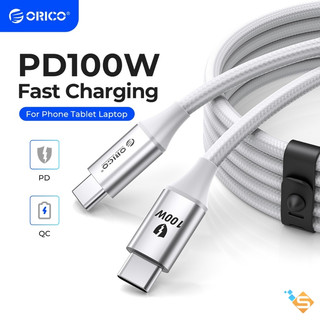 Cáp Sạc Nhanh ORICO USB Type C 100W 60W 20A 5A USB 2.0 480Gbps Cho Điện Thoại Laptop Tablet CDX-100