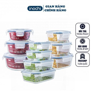Hộp đựng cơm thủy tinh giữ nhiệt 2 3 Ngăn Thực Phẩm Nikko inochi trữ đông cho dân văn phòng