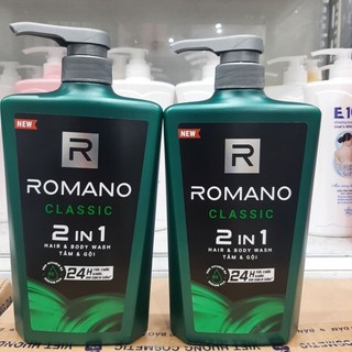 Tắm & gội romano classic 2 in 1 650g