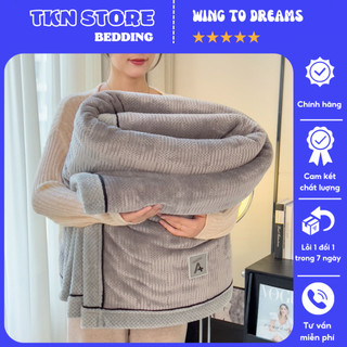 Chăn nỉ tuyết Amazing A+ kích thước 2m3x2m nặng 2kg , Mền nỉ đơn sắc với gam màu nhã nhặn giản dị dễ dàng sử dụng