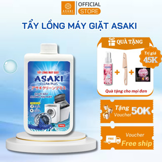 Tẩy lồng máy giặt vệ sinh lồng máy giặt ASAKI tẩy lồng máy ngang dọc công nghệ Nhật Bản siêu sạch 300g