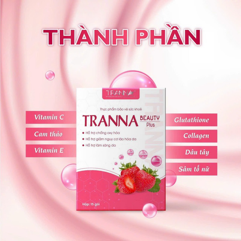 TRÀ TRẮNG DA TRANNA BEAUTY PLUS
