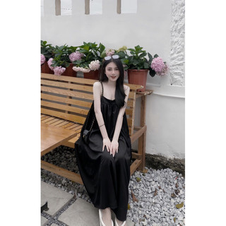 Đầm suông maxi 2 dây