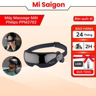 Máy massage mắt philips 2702 - hàng chính hãng - massage mắt nghe nhạc dẫn truyền xương