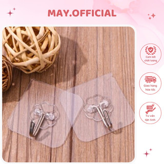 Set 10 móc treo đồ dán tường chịu tải nặng có giác hút siêu dính cho nhà bếp, nhà tắm, tường thạch cao cực chắc chắn