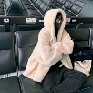 Áo Khoác Lông Mượt Có Mũ Form Dáng Rộng Uniex Nam Nữ Dày Dặn Phong Cách Thời Trang Hàn Quốc Cực Hottrend 2023