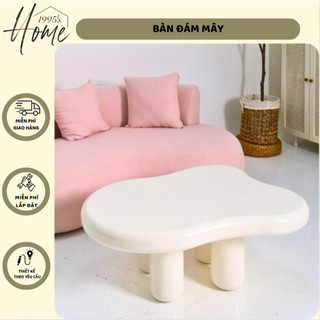 Bàn sofa đám mây - bàn trà - mặt dày 9cm