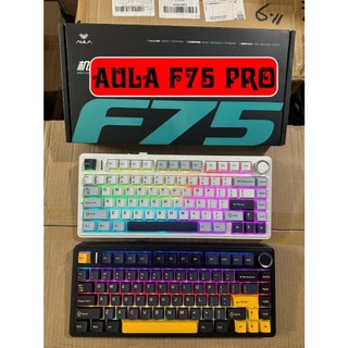 Bàn phím cơ aula f75 /f87 / 3 mode/ hotswap/ rgb