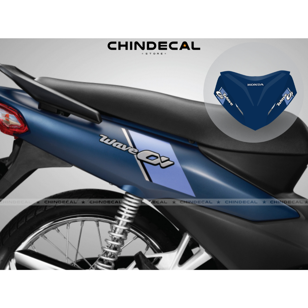 Tem Wave Alpha RETRO 2025 | Nhiều lựa chọn màu xe | 3 lớp chống nước chống bay màu | 831250