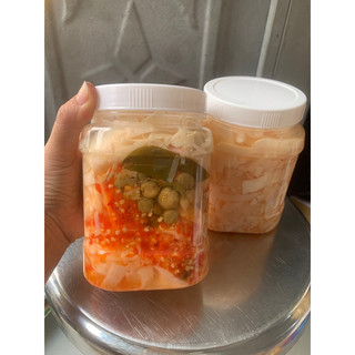 Măng chua ngâm mắc mật tỏi ớt hũ 1kg
