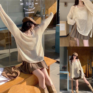 Bigsize Set 3 món áo ren lưới, áo lót yếm trắng kèm chân váy xếp li nâu 55-95kg