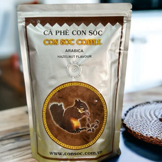 CAFE CON SÓC BỊCH NÂU 500GAM-CÀ PHÊ PHA PHIN