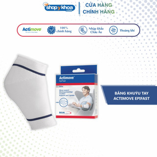 Băng Khuỷu Tay Dạng Ống Actimove EpiFast, Giảm Đau Khớp, Hội Chứng Tennis Elbow, Màu Trắng - Nhập Khẩu Châu Âu (1 Cái)