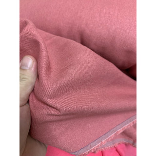 Vải linen hồng đất