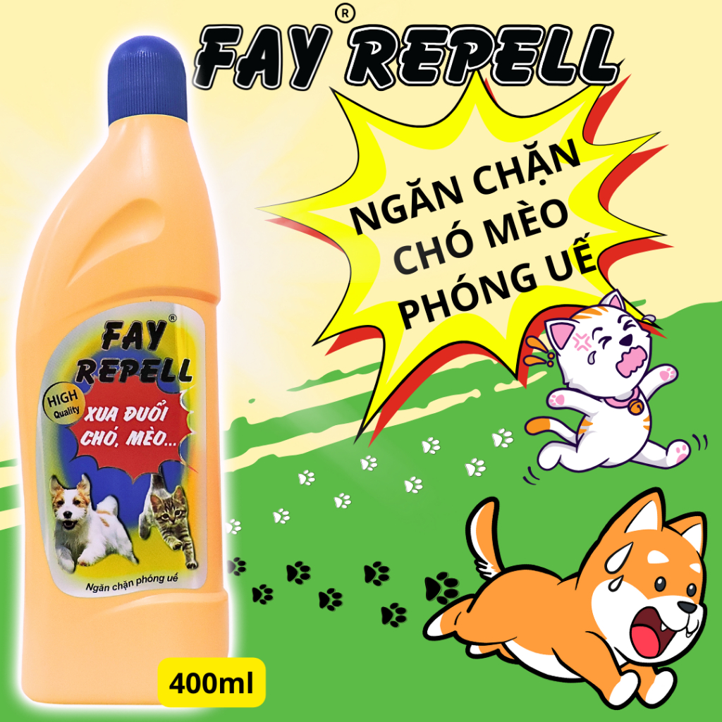 Xua đuổi chó mèo FAY REPELL - Ngăn phóng uế bừa bãi