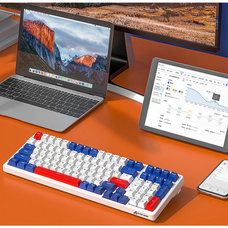Bàn Phím Cơ ZIYOU K68 - Bàn Phím Kết Nối Không Dây 2 Chế Độ - Hotswap - 68 Phím Red Switch | BigBuy360 - bigbuy360.vn