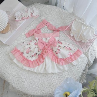 Váy lolita hồng công chúa cho bé 😘 😘Hàng thiết kế Su Shop