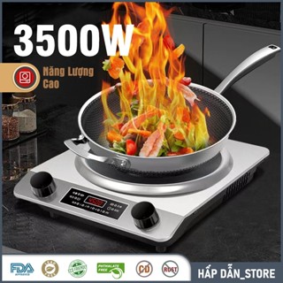 Bếp Điện Từ Mặt Lõm Công Suất Lớn 3500W Nấu Cực Nhanh Có Hẹn Giờ Tắt Tiết Kiệm Điện An Toàn Dễ Dùng