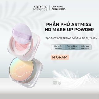 Phấn phủ ARTMISS  MAKE UP POWDER kiểm soát dầu nhờn giúp giữ nền lâu trôi 14g
