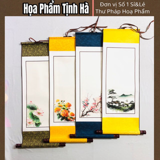 Biểu Lụa Bồi Giấy Xuyến Viết Thư Pháp