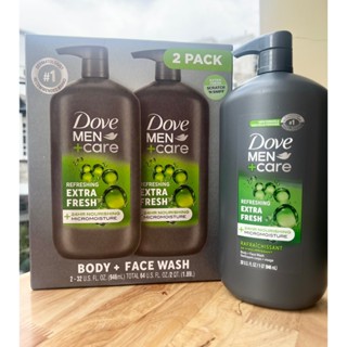 Sữa Tắm DOVE MEN +Care Extra Fresh 24HR NOURISHING Body And Face Wash 946ML - Hàng Mỹ