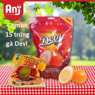 Set 15 quả trứng gà ăn liền Devi ( không hộp ) thích hợp ăn bữa sáng giảm cân eat clean
