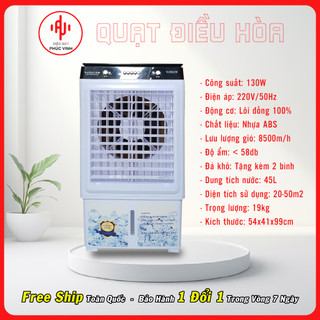 Quạt hơi nước ha5500 45 lít, công suất 130w, làm mát không khí