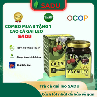 Cao cà gai leo Sadu lọ 100g Combo 3 tặng 1
