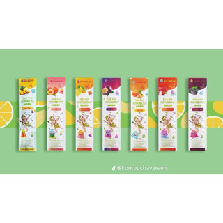 Thạch Xanh Kombucha Hasu Mix vị Hộp 525gr
